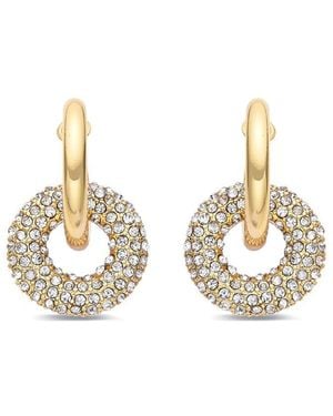 Eye Candy LA Lucie Sparkle Golden Earrings - Metallic