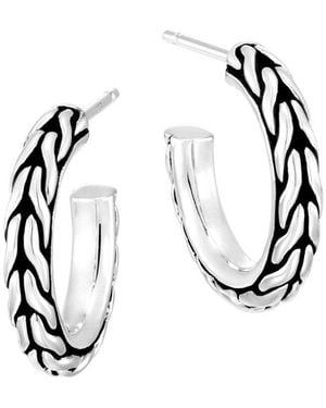 John Hardy Classic Chain Earrings - White