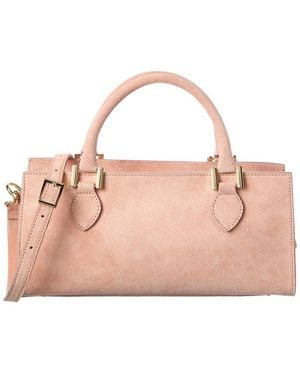 Isabella Rossetti Rosalind Suede Handbag - Pink