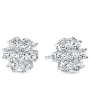 True Diamond 14k 0.96 Ct. Tw. Diamond Studs - White