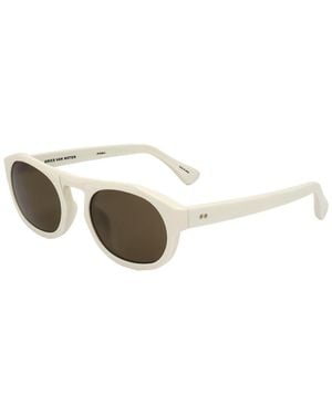 Linda Farrow Dvn38 50Mm Sunglasses - Metallic