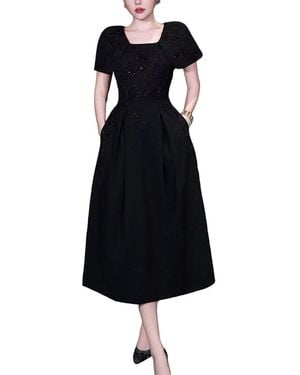 Olivia Taylor Midi Dress - Black