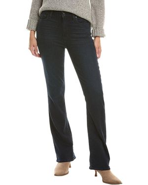 PAIGE High Rise Manhattan Bootcut Jean - Black