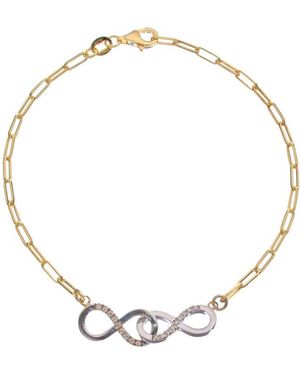 Meshmerise 18K Over 0.10 Ct. Tw. Diamond Bracelet - Metallic