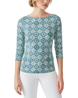 J.McLaughlin Wavesong Top - Blue