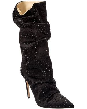 Prota Fiori Poppy Satin Boot - Black