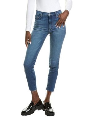 Black Orchid Carmen High Rise Ankle Fray Right By Yo Jean - Blue