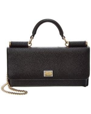 Dolce & Gabbana Leather Clutch - Black