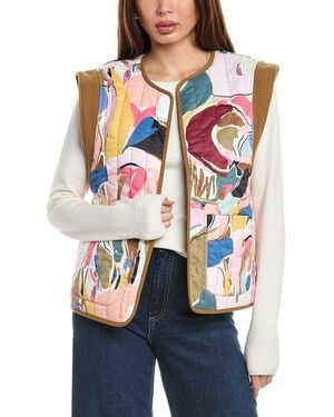 CROSBY BY MOLLIE BURCH Viv Reversible Vest - Brown