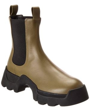 Proenza Schouler Stomp Leather Chelsea Boot - Brown