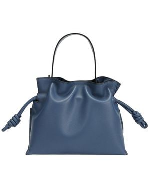 Tiffany & Fred Paris Soft Leather Bucket Bag - Blue