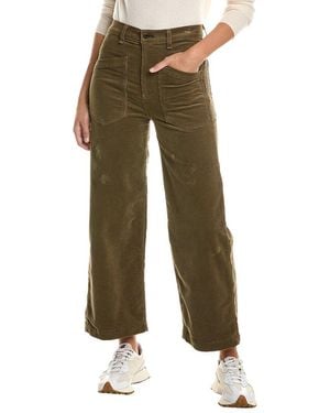 ASKK NY Virginia Corduroy Safari Wide Leg Jean - Green