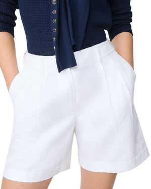 J.McLaughlin Ebba Linen-Blend Short - Blue