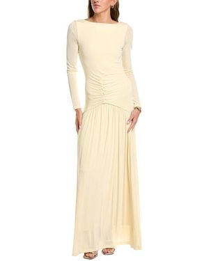 Elliatt Simone Long Sleeve Gown - Natural