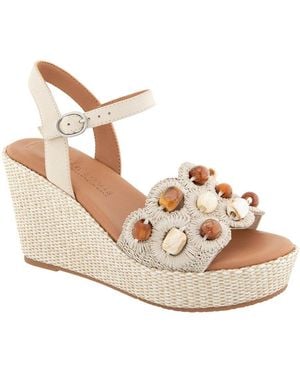 Gentle Souls Nolina Nubuck Espadrille - Metallic