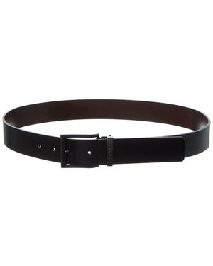 BOSS Ultan Leather Belt - Black