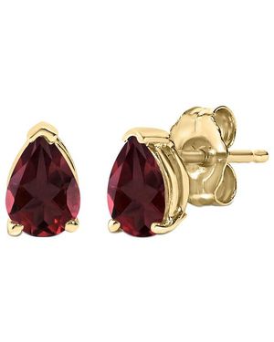 Haus of Brilliance Colourful Gemstones 14K 1.00 Ct. Tw. Garnet Stud Earrings - Multicolour