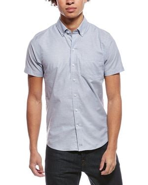 Cutter & Buck Easy Care Stretch Oxford Shirt - Blue