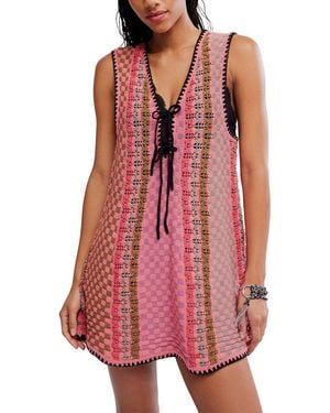 Free People Amalfi Twist Dress - Red