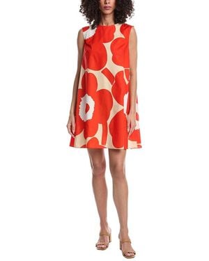 Marimekko Palatsi Unikko Mini Dress - Red