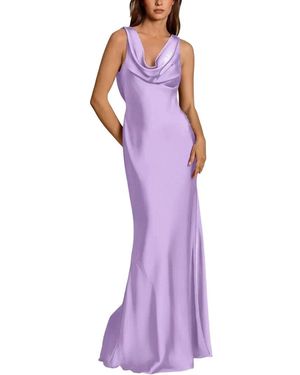 LEON GORI Anette Maxi Dress - Purple
