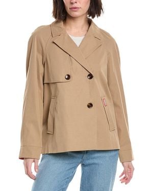 HUNTER Short Rain Coat - Natural