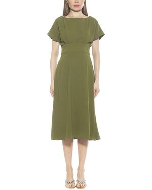 Alexia Admor Lottie Fit & Flare Dress - Green