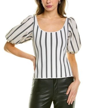 Theory Scoop Top - Grey