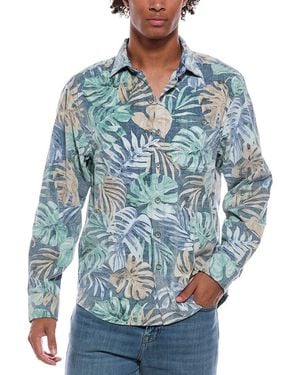 Tommy Bahama Coastline Cord Jungle Fade Shirt - Blue