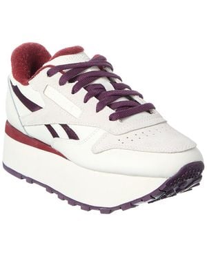 Reebok Classic Triple Lift Leather Trainer - White