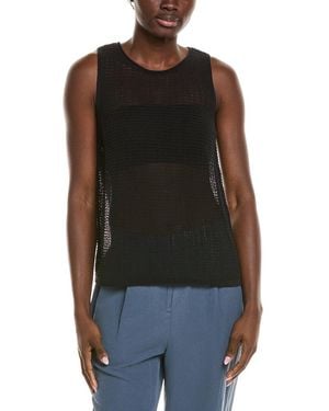 Eileen Fisher Textured Jumper Tank - Black