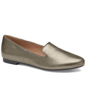 Johnston & Murphy Delanie Leather Loafer - Grey
