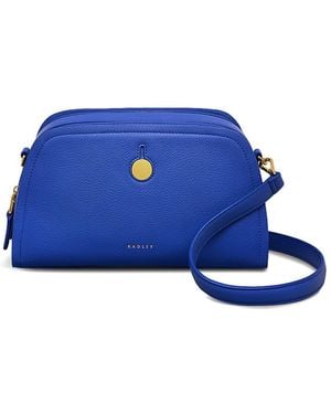 Radley Radley Small Zip Top Leather Crossbody - Blue