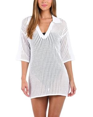 Sunshine 79 Resort Crochet Tunic - White