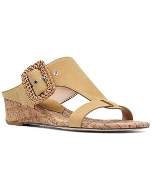 Donald J Pliner Vine Leather Slide - Metallic