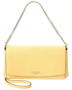 Kate Spade Laurel Way Greer Leather Crossbody - Yellow