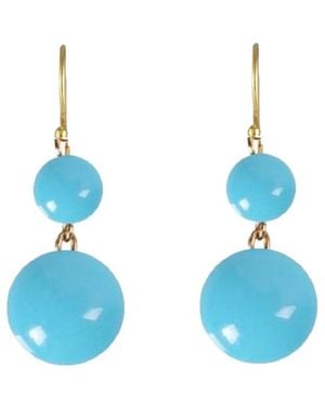 Liv Oliver 18K 2.75 Ct. Tw. Earrings - Blue