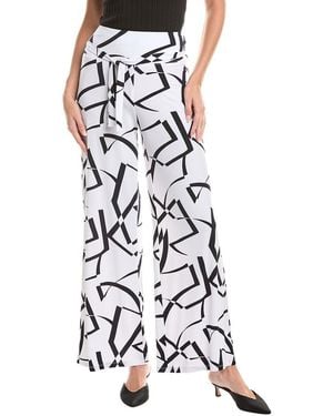 Joseph Ribkoff Tie Waist Pant - White