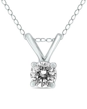 True Diamond 14k 0.25 Ct. Tw. Diamond Necklace - White