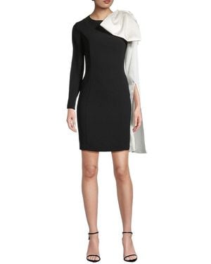 Shani Crepe Bodycon Mini Dress - Black
