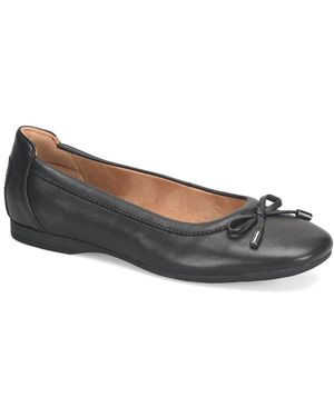 Comfortiva Keegan Leather Flat - Grey