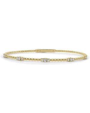 Sabrina Designs 14K 0.34 Ct. Tw. Diamond Flexible Bangle - White
