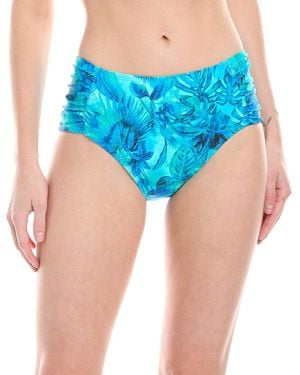 Next High-Waist Chopra Full Tab Bikini Bottom - Blue