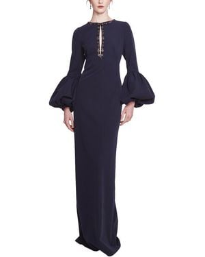 Marchesa Caftan - Blue