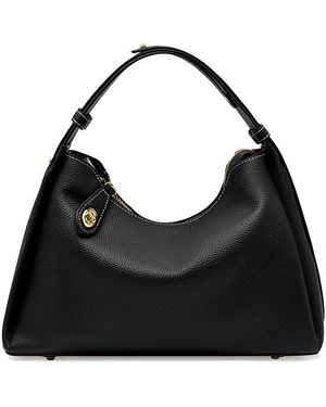 Adele Berto Leather Tote - Black