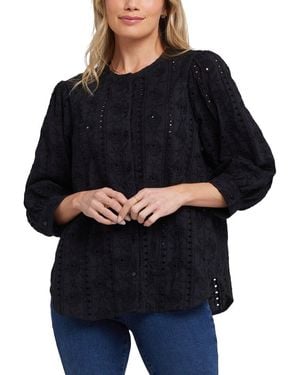 NYDJ Bonnie Blouse - Blue