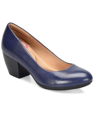 Comfortiva Amora Leather Pump - Blue