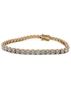 Prince Diamond & Jewelry 14K 10.00 Ct. Tw. Lab-Grown Diamond Tennis Bracelet - Metallic
