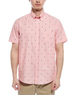 Brooks Brothers Anchor Print Shirt - Pink