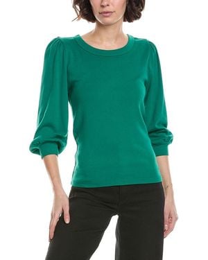 Michael Stars Juniper Puff Sleeve T-Shirt - Green